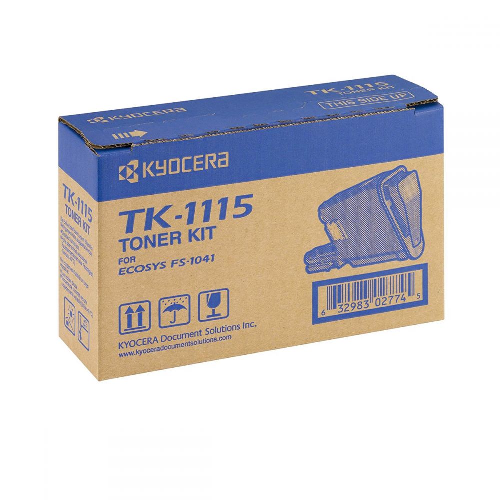 Toner Laser Kyocera Mita TK-1115 Black 1.6k Pgs