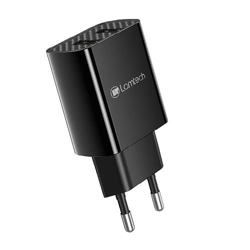 LAMTECH Travel Wall Charger 2.1A With 2xUSB Black