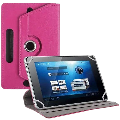 LAMTECH Pink Universal 10.1'-10.4' Tablet Case With 360 Rotation