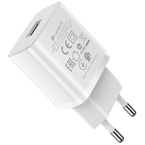 LAMTECH USB Travel Charger 2,1A White