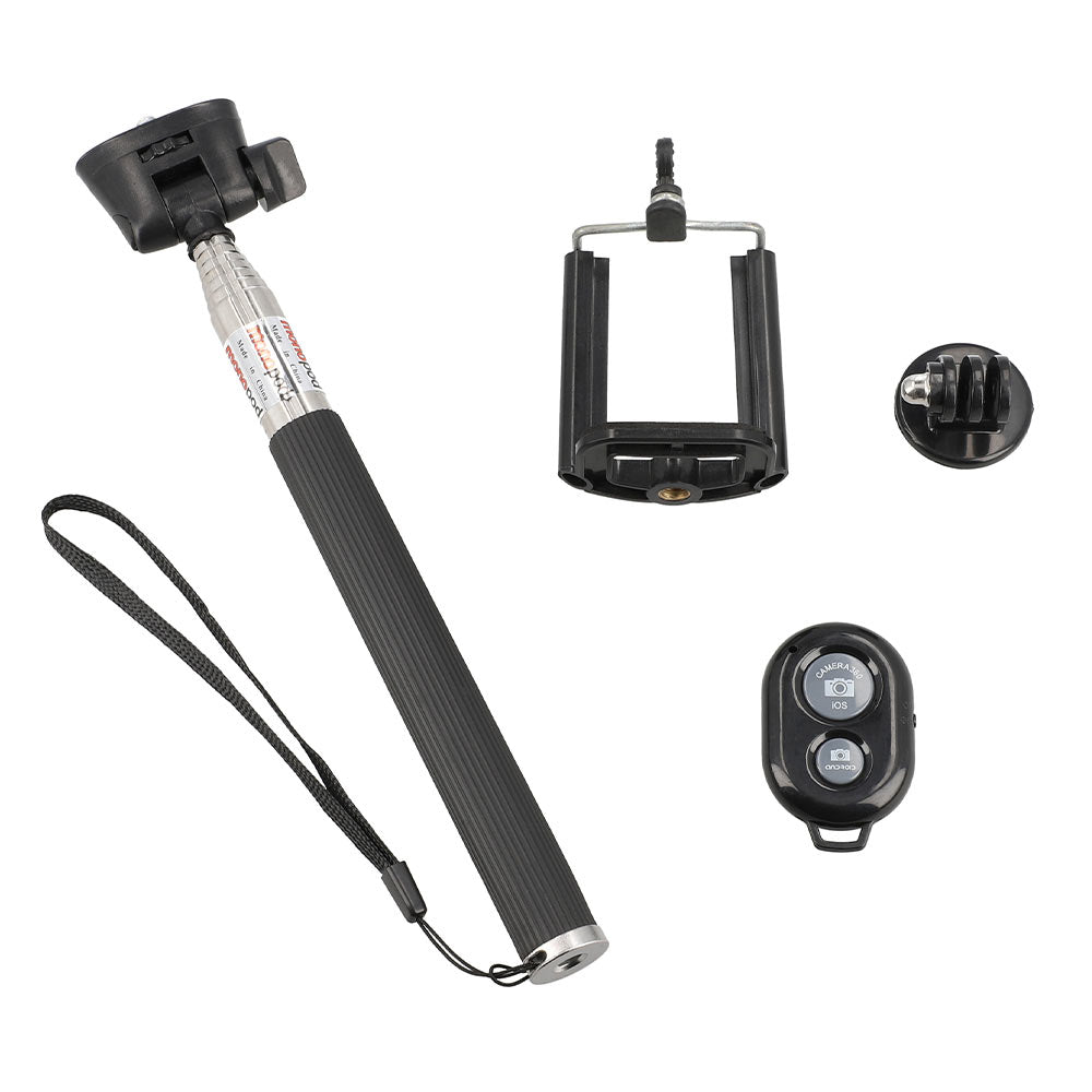 Lamtech 3IN1 Bluetooth Selfie-Stick For Smartphones, Action Cameras And Digital Cameras Refurbished