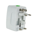 LAMTECH Universal Travel Adapter With 2 USB Port 4 Different Plugs