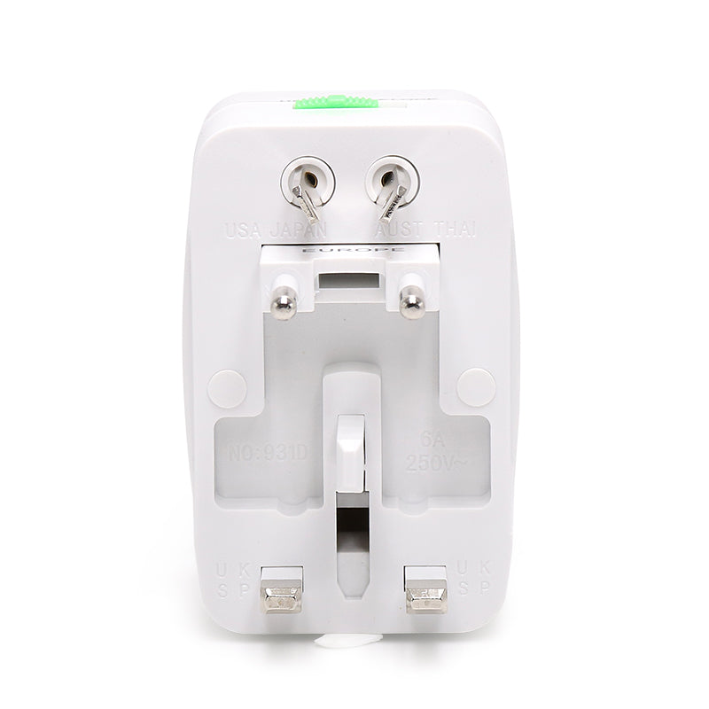 LAMTECH Universal Travel Adapter With 2 USB Port 4 Different Plugs