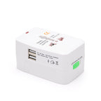 LAMTECH Universal Travel Adapter With 2 USB Port 4 Different Plugs