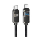 LAMTECH Type-C TO Type-C 3A High Power Display Charge & Data Cable 60W 1.2M Black