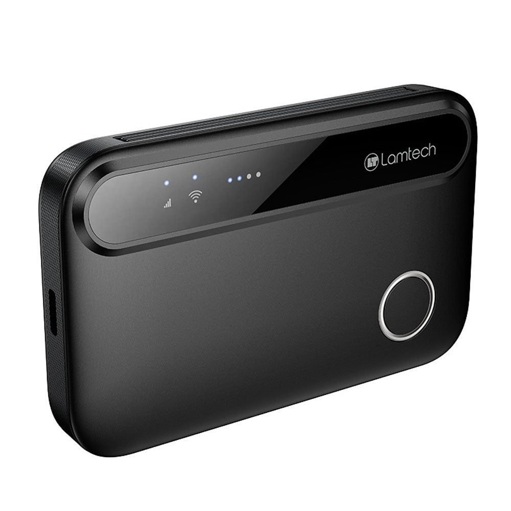 LAMTECH 4G LTE WIFI6 Portable Router Black