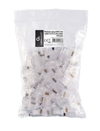 CABLEXPERT Modular Plug 8P8C For Solid CAT6 LAN Cable 100PCS/Bag