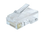 CABLEXPERT Modular Plug 8P8C For Solid CAT6 LAN Cable 100PCS/Bag