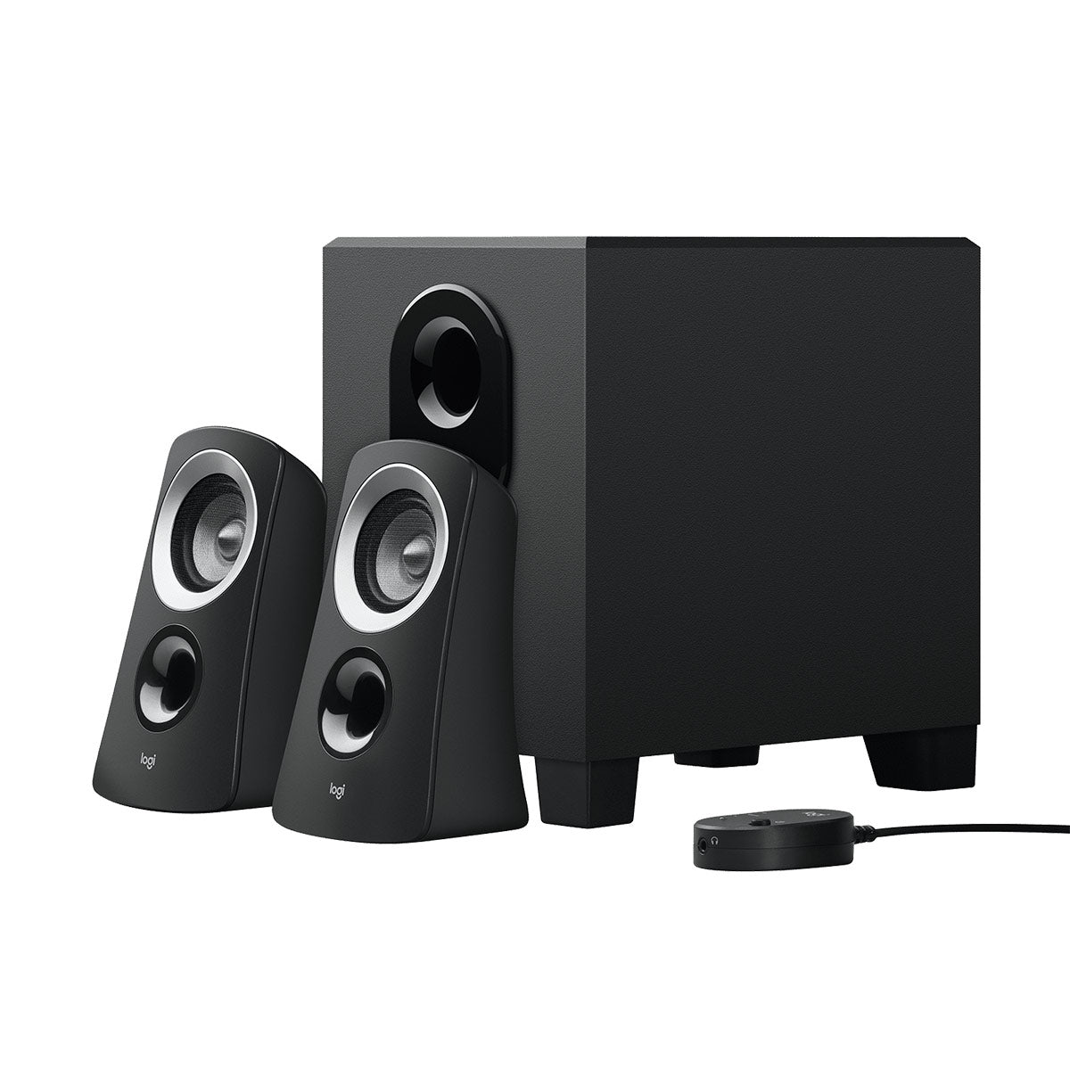 Logitech Z313 Ηχεία Υπολογιστή 2.1 25W Black (980-000413)