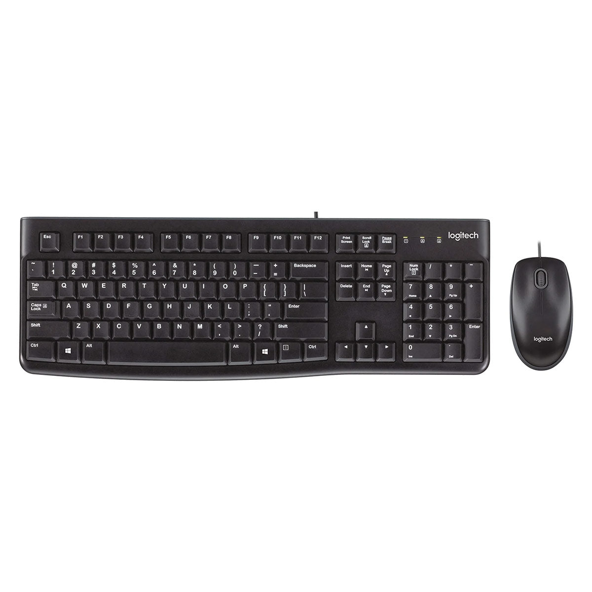 Logitech Mouse and keyboard set 920-002562  MK120 Black