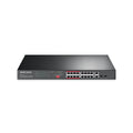 Mercusys MS118CP 16-Port 10,100Mbps + 2-Port Gigabit Rackmount Switch with 16-Port PoE+