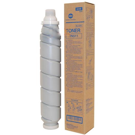 Toner Copier Konica-Minolta TN511 024B Black - 32.2K Pgs - 676gr
