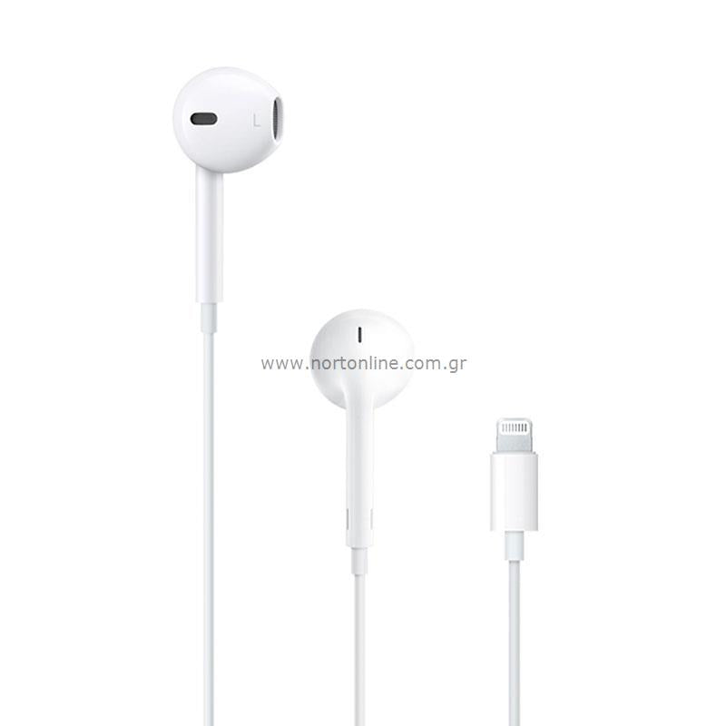 Hands Free Stereo Apple Earpods MMTN2 Lightning με Χειριστήριο & Μικρόφωνο (Ασυσκεύαστο)