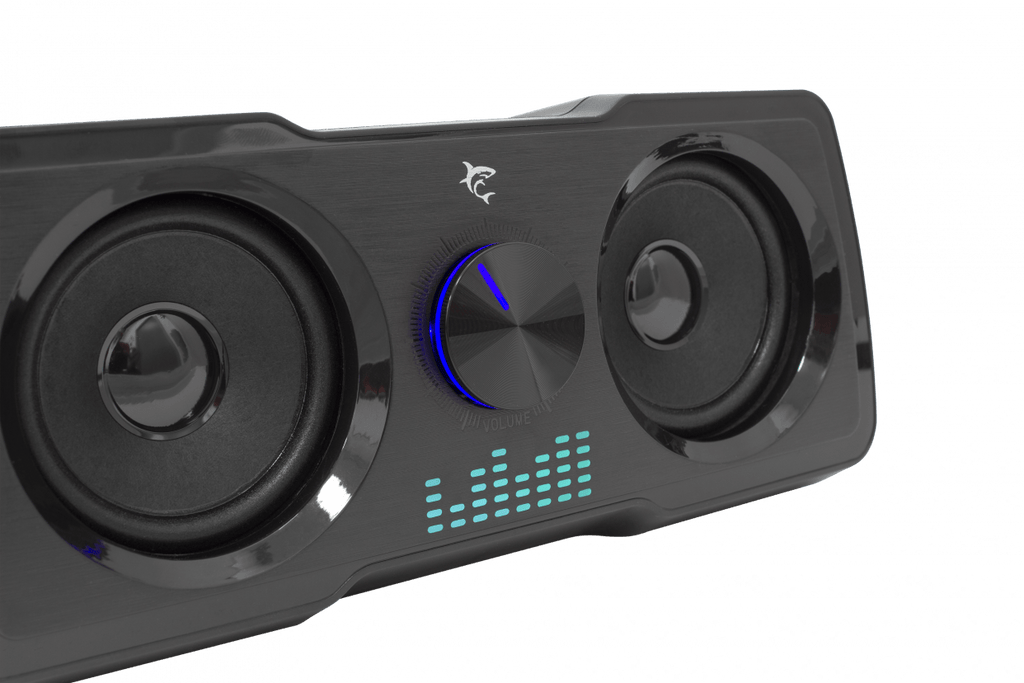 White Shark RGB Gaming 2.2 Speakers Mood Black