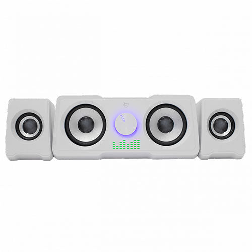 White Shark RGB Gaming 2.2 Speakers Mood White