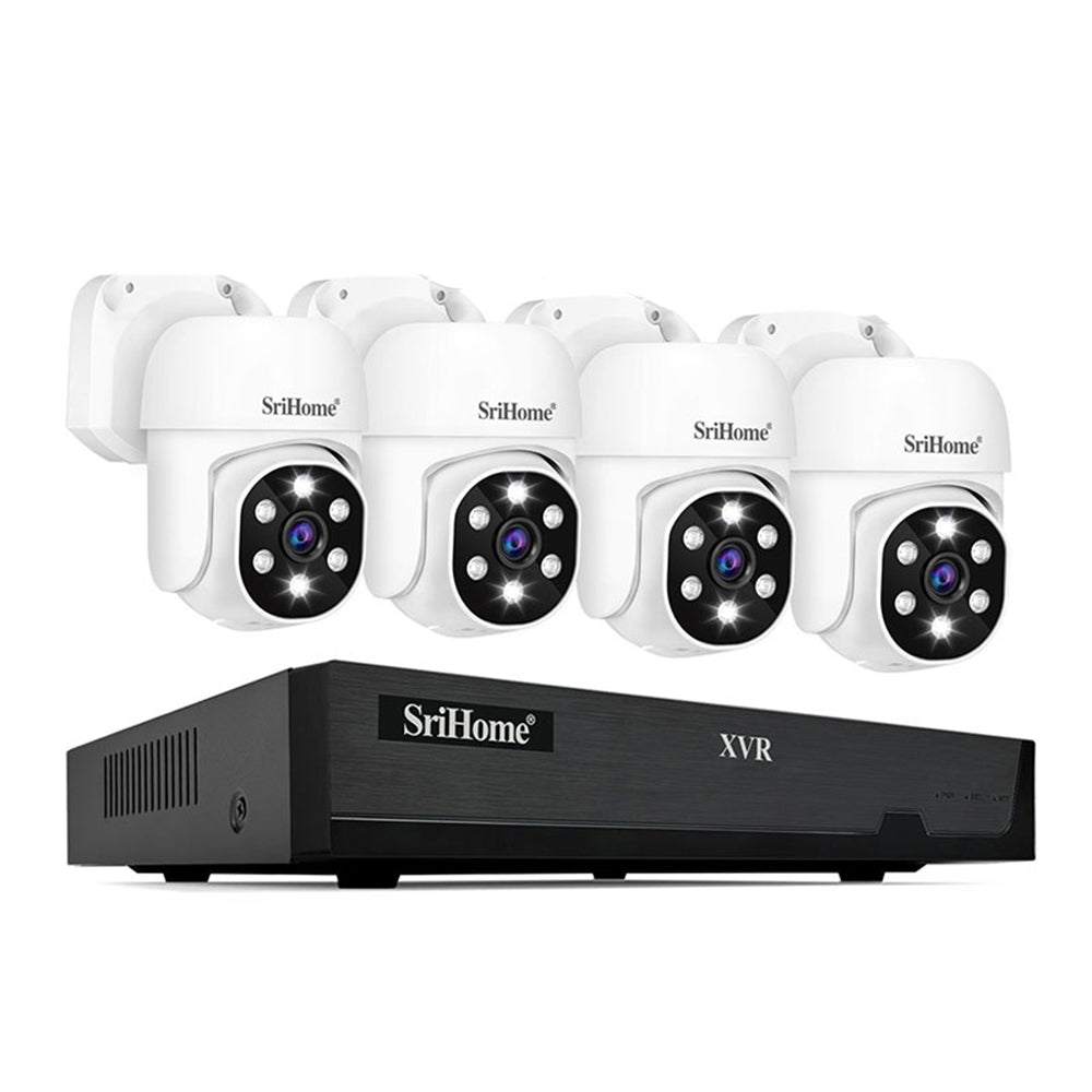 SRIHOME 5MP 4CH COAXIAL MONITORING XVR KIT