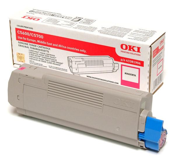 Toner Laser Oki 43381906 Magenta 2K Pgs