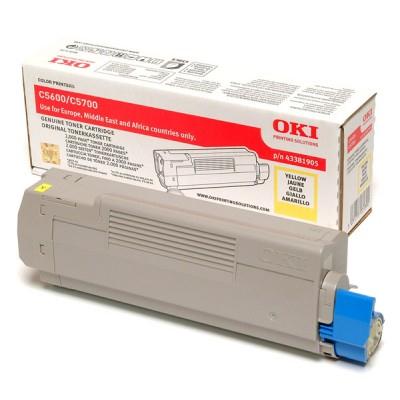 Toner Laser Oki 43381905 Yellow 2K Pgs