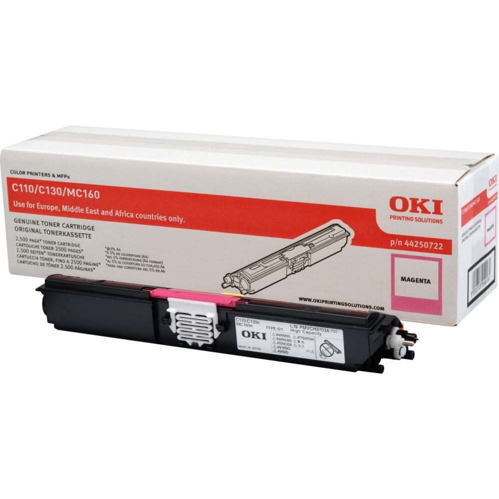Toner Laser Oki 44250722 Magenta 2.5K Pgs