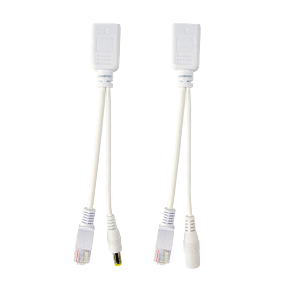 CABLEXPERT UTP Passive PoE Adapter Kit, 0.15M White