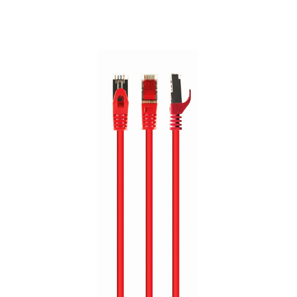 Cablexpert S/FTP Cat. 6A LSZH patch cord,red, 2M