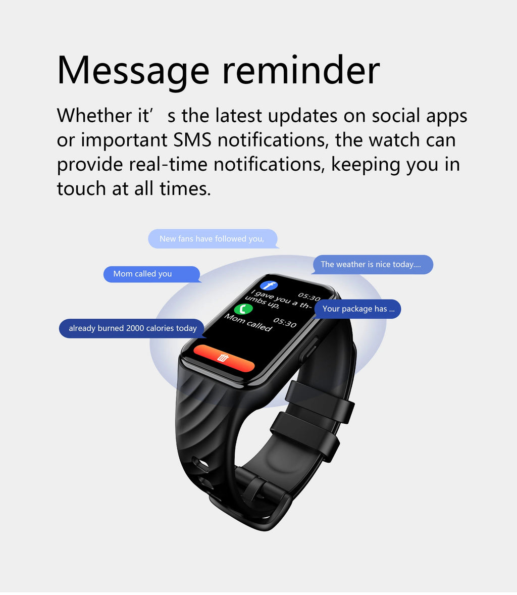 BLACKVIEW UNISEX SMARTWATCH BT5.2 IP68 BLACK
