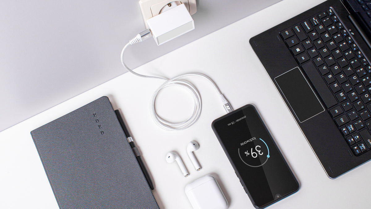 Καλώδιο USB A - USB C 1m Rebel λευκό
