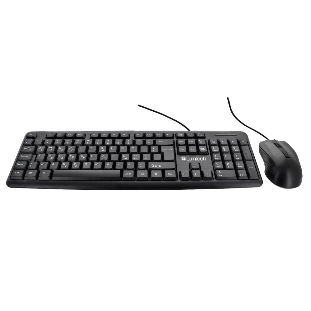 LAMTECH WIRED COMBO KEYBOARD AND MOUSE REFURBISHED