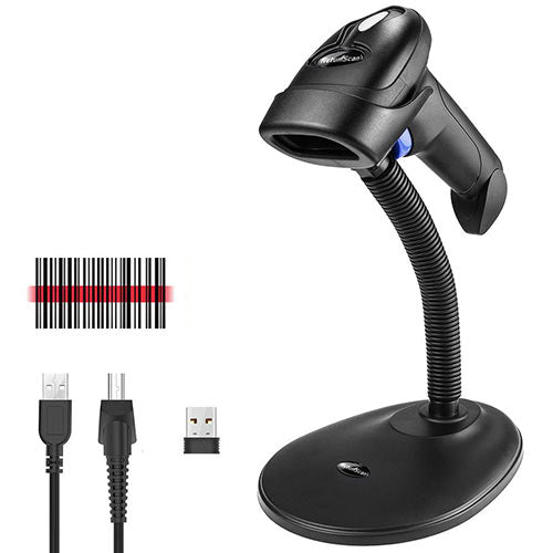 NETUM 2,4G Wireless CCD Scanner With Stand Refurbished