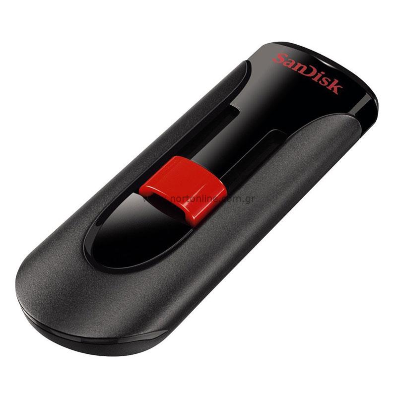 USB 2.0 Flash Disk SanDisk Cruzer Glide SDCZ60 USB A 32GB Μαύρο