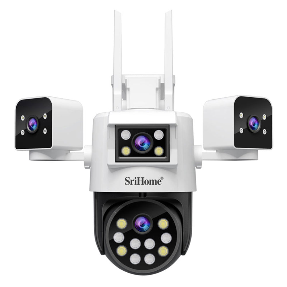 SRIHOME 8MP Quad-Lens PTZ Security Camera