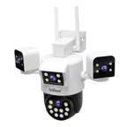 SRIHOME 8MP Quad-Lens PTZ Security Camera