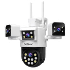 SRIHOME 8MP Quad-Lens PTZ Security Camera