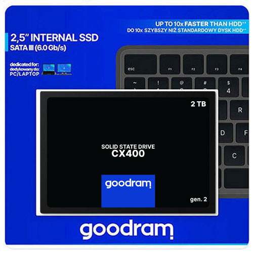 Goodram SSD CX400 2TB SATA III 2,5'