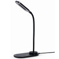 GEMBIRD Desk Lamp With Wireless Charger Black