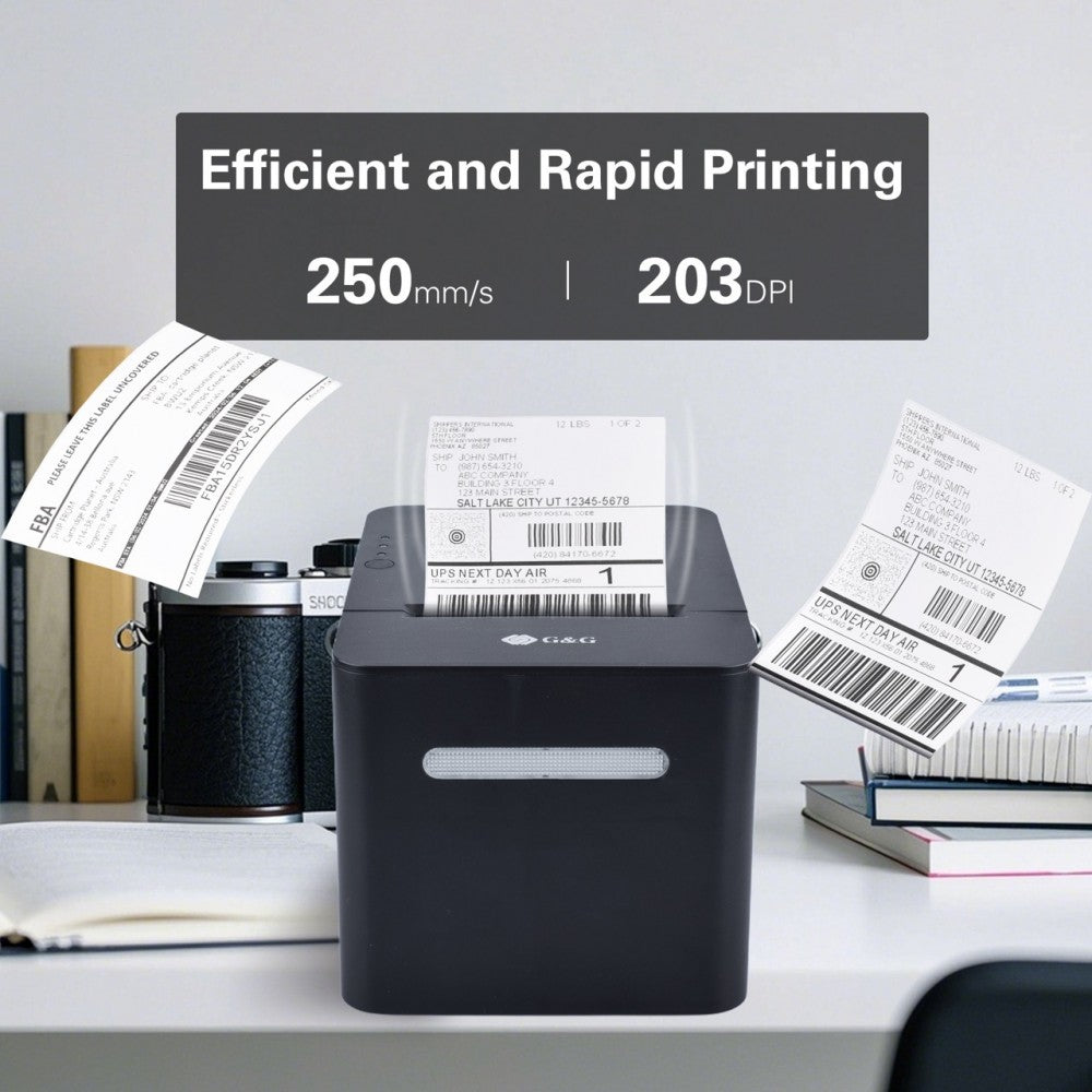 G&G TD-80 DESKTOP THERMAL RECEIPT LABEL PRINTER