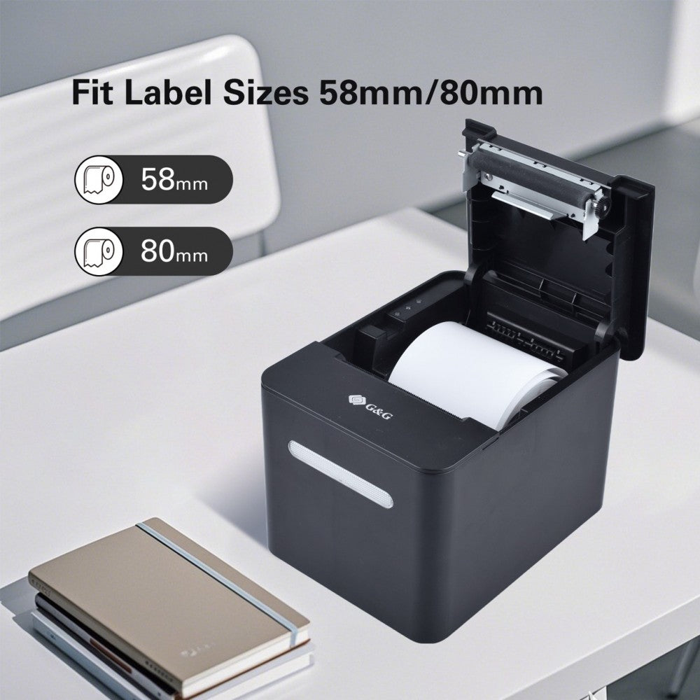 G&G TD-80 DESKTOP THERMAL RECEIPT LABEL PRINTER