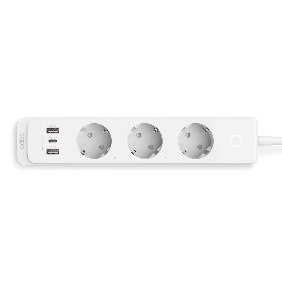 TP-Link Tapo P300 Smart Wi-Fi Power Strip, 3 Outlets, HomeKit