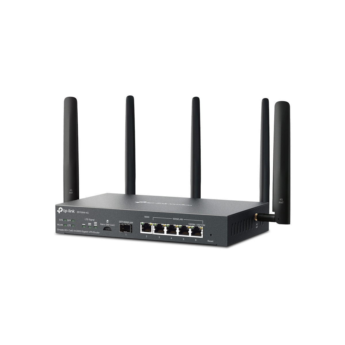 TP-Link ER706W-4G Omada 4G+ Cat6 AX3000 Gigabit VPN Router