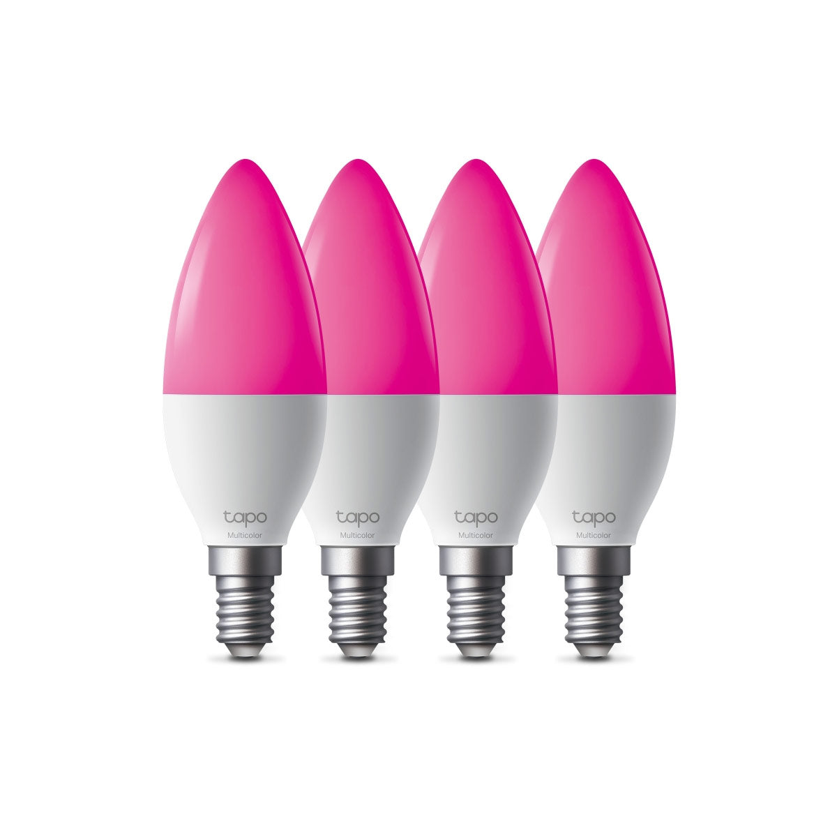 TP-Link Smart Wi-Fi Candle Light Bulb, Multicolor 4-Pack - Tapo L430C(4-PACK)