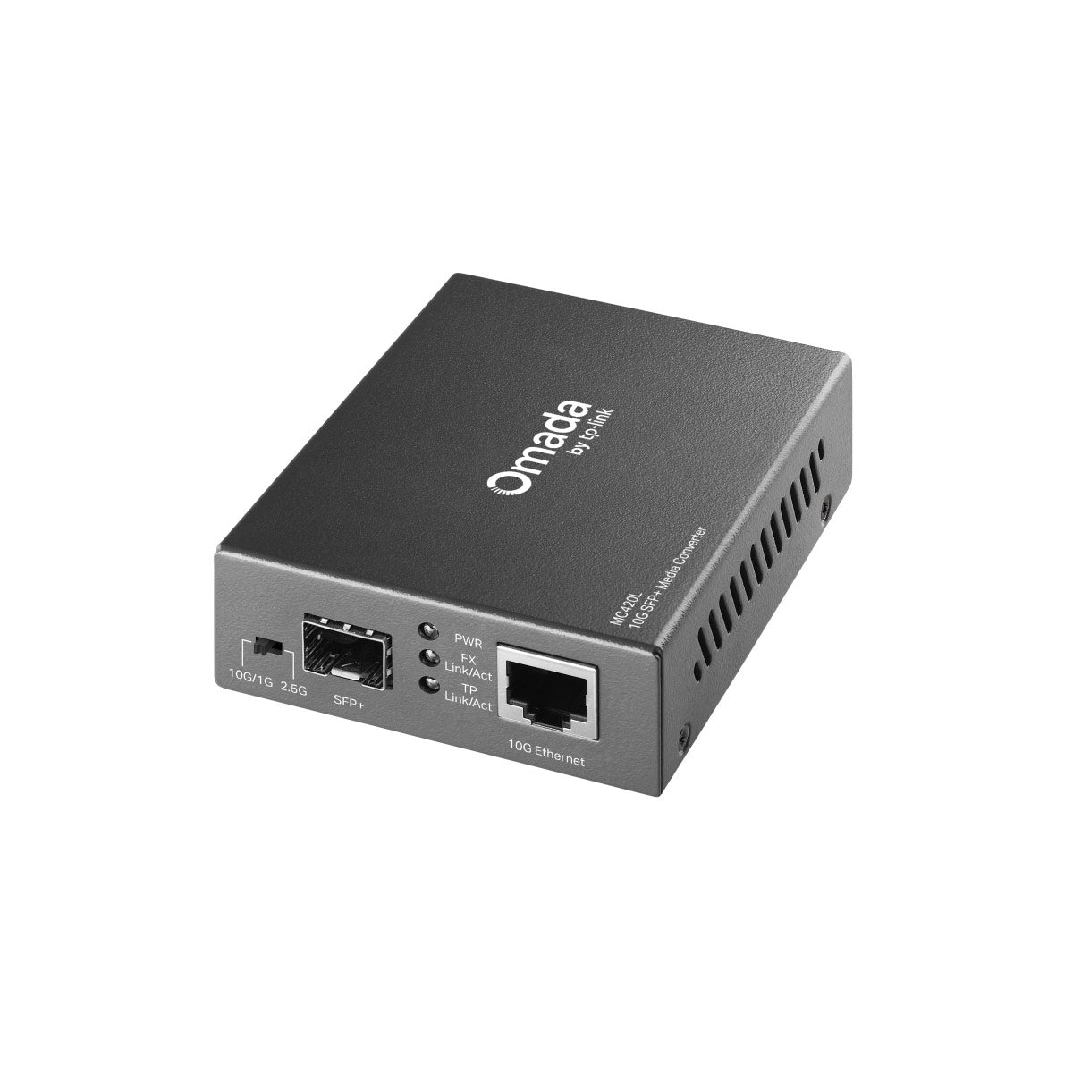 TP-Link Omada 10G Multi-Gigabit RJ45 to 10G SFP+ Slot Supporting MiniGBIC Modules - MC420L
