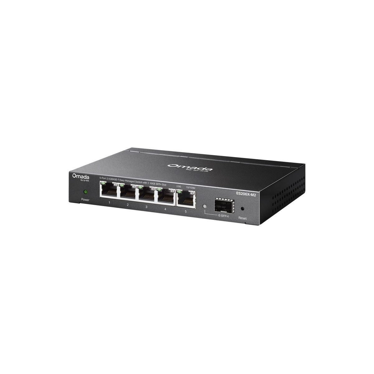 TP-Link Omada 5-Port 2.5GBASE-T Easy Managed Switch (1 10GE SFP+ Slot) - ES206X-M2