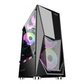 ARMAGGEDDON ATX/Matx PC Casing With 3xARGB Fans Black