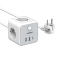 TESSAN 6 IN 1 Powercube Strip 3xSCHUKO, 2xUSB, 1xTYPE-C, 2M Cable