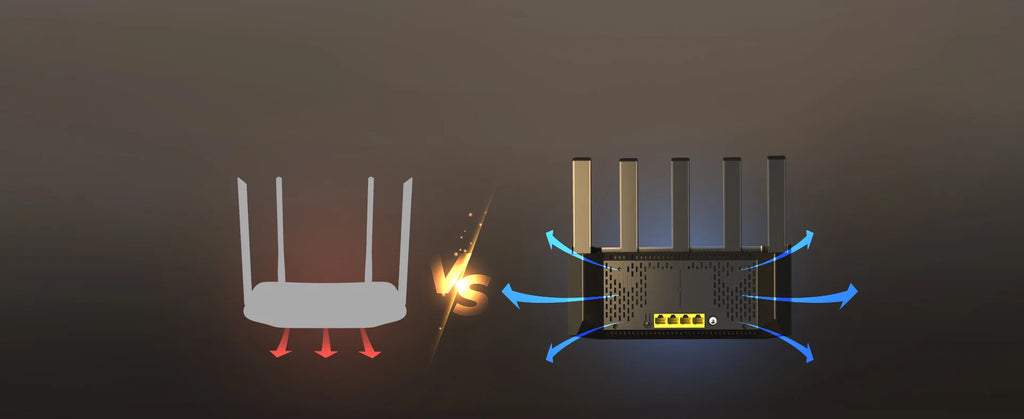 TENDA VPN Dual Band Gigabit Wi-Fi 6 Router