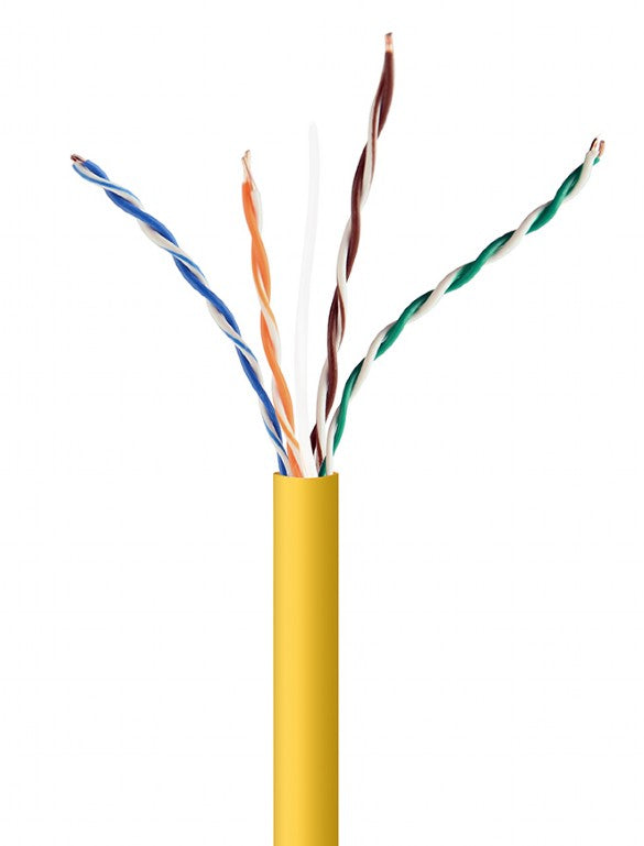 CABLEXPERT CAT5e UTP LAN Cable (CCA), Solid, 305M Yellow