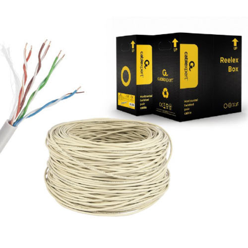 CABLEXPERT CAT5e UTP LAN Cable (CCA), Solid, 305M Yellow