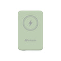 Verbatim Charge 'n' Go Magnetic Wireless Power Bank 10000 Green