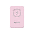 Verbatim Charge 'n' Go Magnetic Wireless Power Bank 10000 Pink
