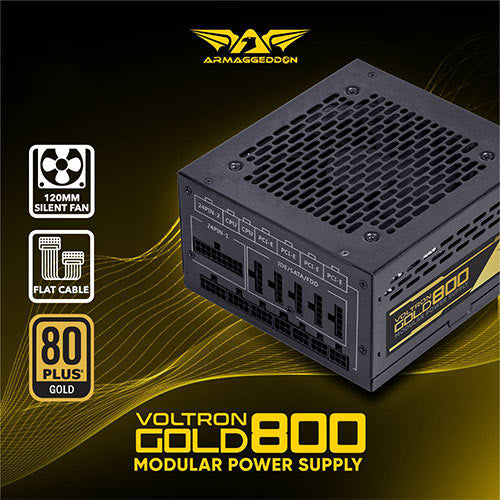 ARMAGGEDDON PSU Voltron Gold 80+ Rating 800W